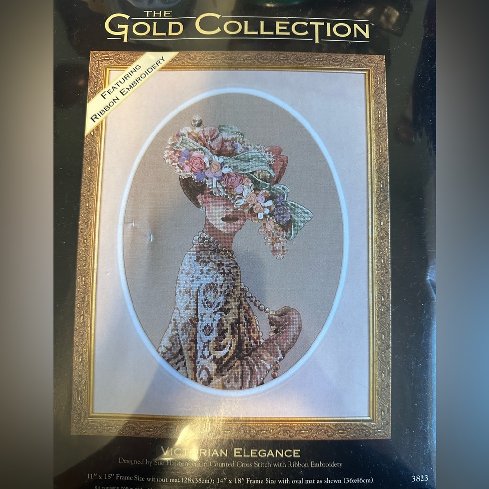 Gold Collection Victorian Elegance Cross Stitch Kit